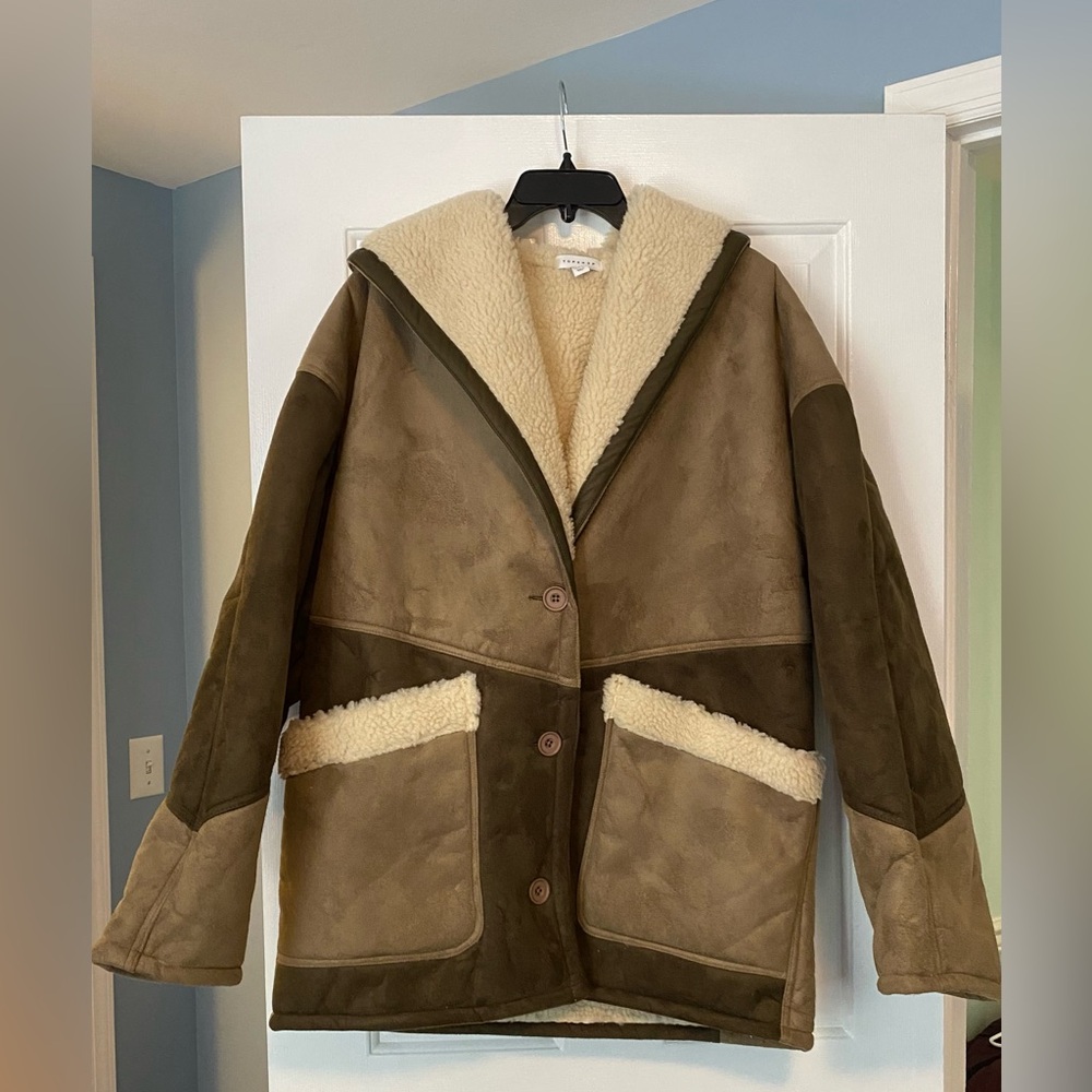 TopShop oversized jacket; NWOT size: M/ 8-10
